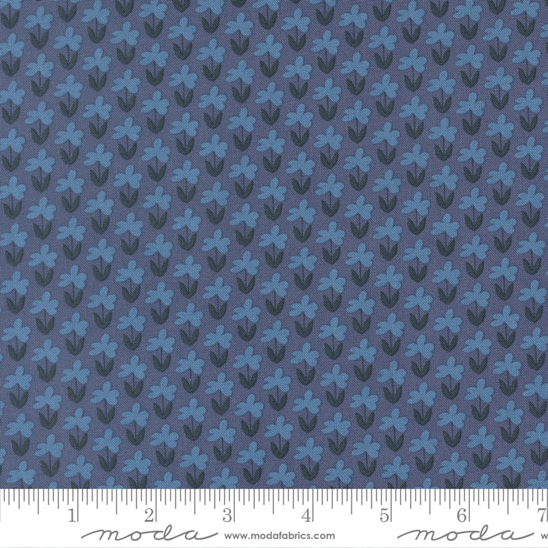 Meadow Denim - Scenery by Elizabeth Hartman - Half Yard (Preorder)