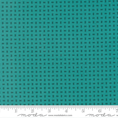 Spools Turquoise - Scenery by Elizabeth Hartman - Half Yard (Preorder)