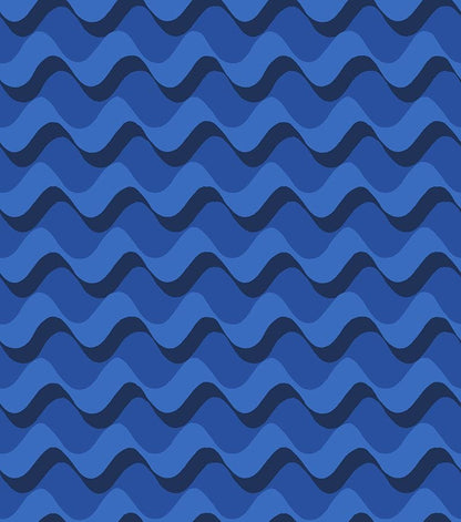 Water Ripple in Blue Ribbon - RS5128 13 - Half Yard