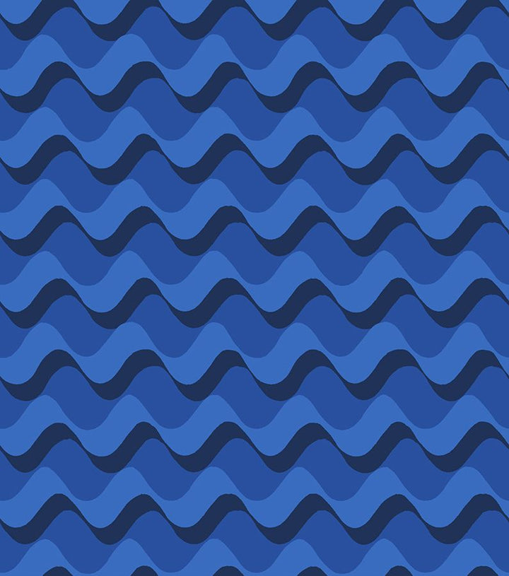 Water Ripple in Blue Ribbon - RS5128 13 - Half Yard