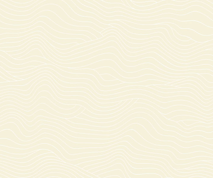 Water Wavelength in Natural - RS5129 11 - Half Yard
