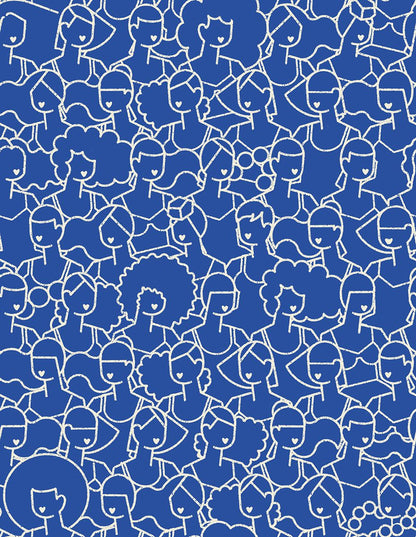 Water Swim Parade in Blue Ribbon - RS5130 14 - Half Yard