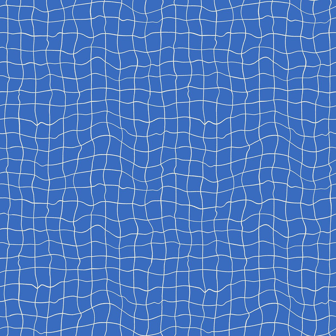Water Pool Tiles in Royal Blue - RS5131 16 - Half Yard