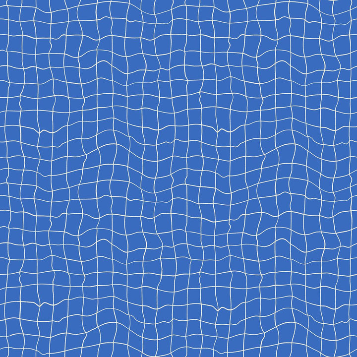 Water Pool Tiles in Royal Blue - RS5131 16 - Half Yard