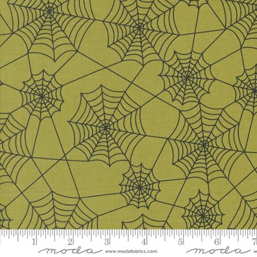 Hey Boo - Webs in Witchy Green - 5213 17 - Half Yard