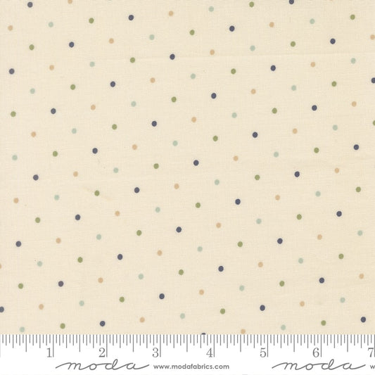 Magic Dot Basics Cream Daydream - True Love by Lella Boutique - Half Yard (Preorder)