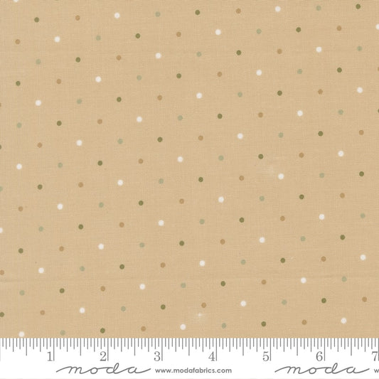 Magic Dot Basics Oatmeal - True Love by Lella Boutique - Half Yard (Preorder)