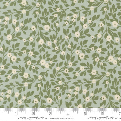 Daydream Posies Florals Robins Egg - True Love by Lella Boutique - Half Yard (Preorder)