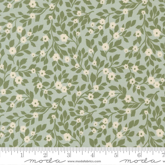 Daydream Posies Florals Robins Egg - True Love by Lella Boutique - Half Yard (Preorder)