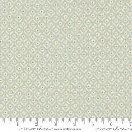 Wall Flower Florals Robins Egg - True Love by Lella Boutique - Half Yard (Preorder)