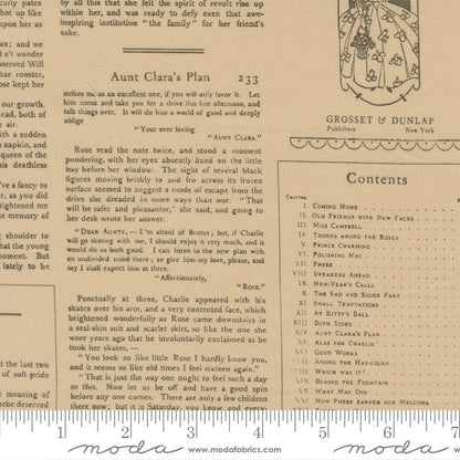 Alcott Text and Words Oatmeal - True Love by Lella Boutique - Half Yard (Preorder)