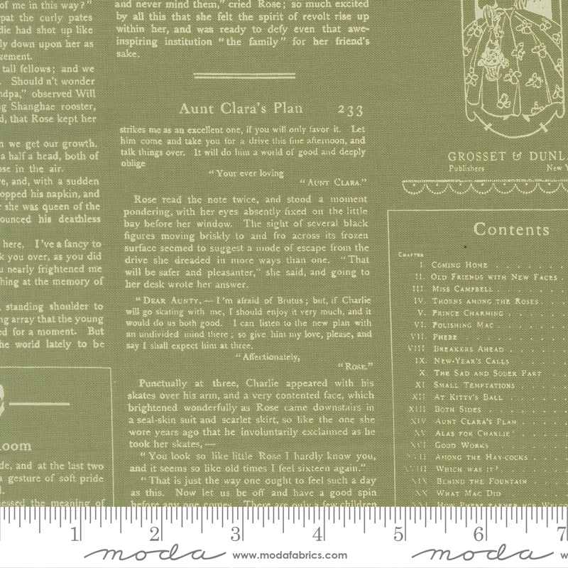 Alcott Text and Words Fern - True Love by Lella Boutique - Half Yard (Preorder)