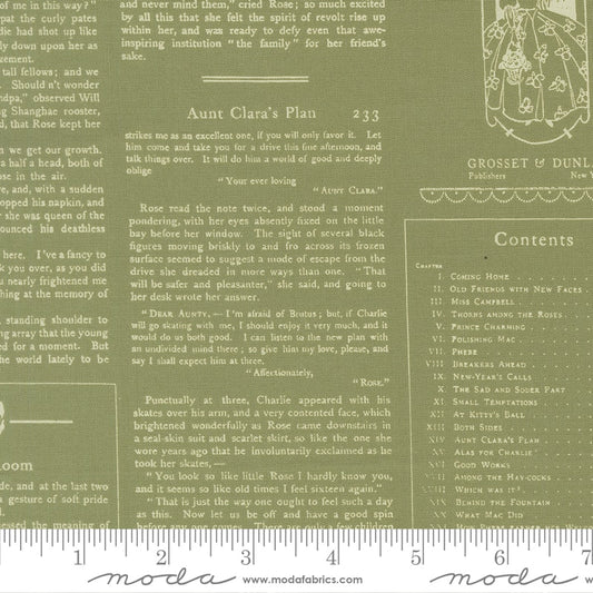 Alcott Text and Words Fern - True Love by Lella Boutique - Half Yard (Preorder)