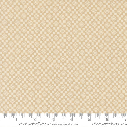 Checkmate Blenders Oatmeal - True Love by Lella Boutique - Half Yard (Preorder)