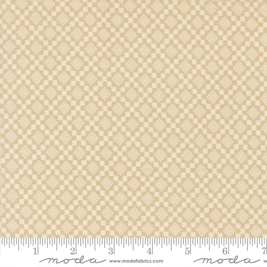 Checkmate Blenders Oatmeal - True Love by Lella Boutique - Half Yard (Preorder)