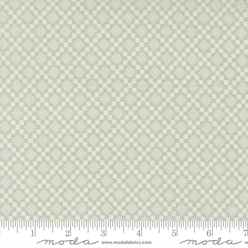 Checkmate Blenders Robins Egg - True Love by Lella Boutique - Half Yard (Preorder)