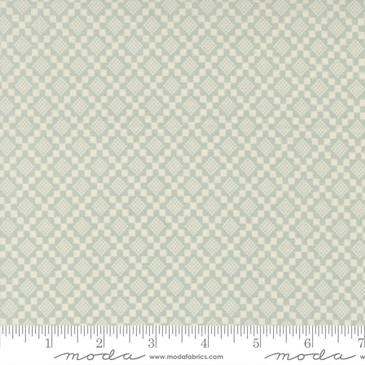 Checkmate Blenders Robins Egg - True Love by Lella Boutique - Half Yard (Preorder)
