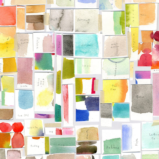 Color Story wideback fabric, part of the Connections fabric collection by Maria Carluccio (SKU: 53724DW-1DES)