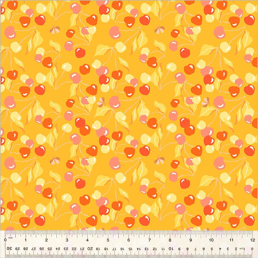 Summersault - Cherry Picking in Mandarin - 53757-5 - Half Yard