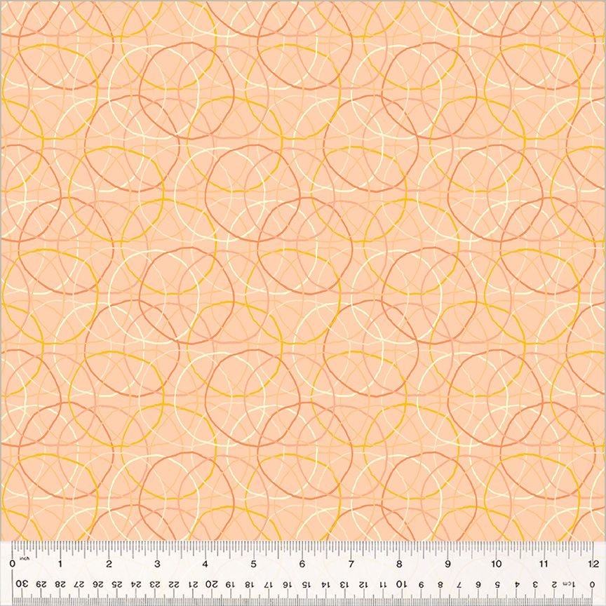 Summersault - Hoolahoop in Peach - 53760-11 - Half Yard