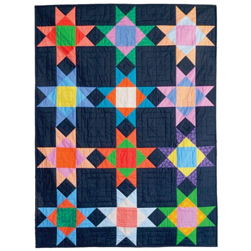 Eight Point Star Quilt Kit - Ruby and Bee Blenders Collection