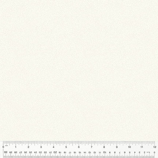 A closeup shot of the quilting fabric pattern called Pile, designed by Whistler Studios, in the unbleached colorway. The SKU is 54688-30.