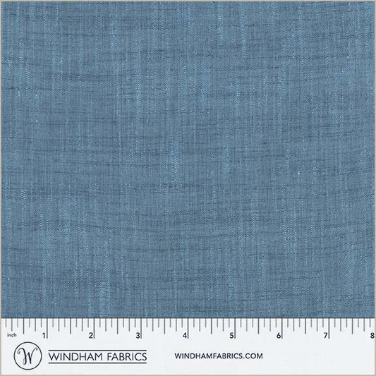 Handloom in Denim quilting fabric, part of the Handloom fabric collection by Tara Faughnan (SKU: 54870-36)