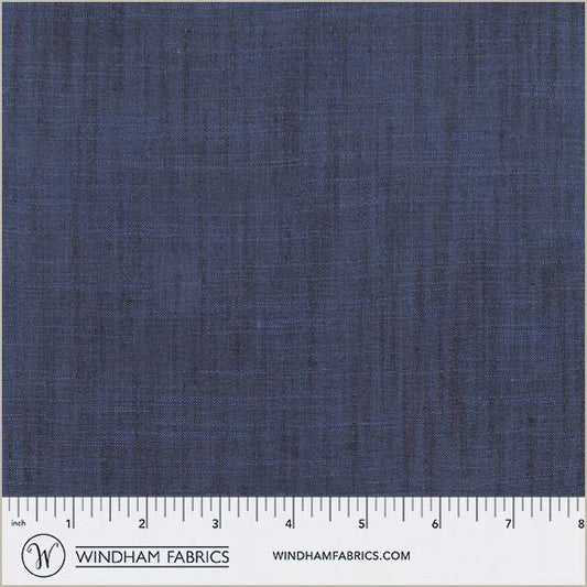 Handloom in Storm quilting fabric, part of the Handloom fabric collection by Tara Faughnan (SKU: 54870-65)