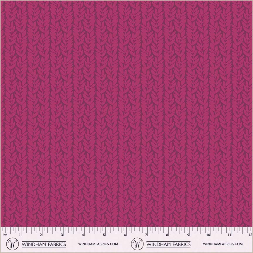 Foliage Berry quilting fabric, part of the Foliage fabric collection by Sally Kelly (SKU: 54983-14)