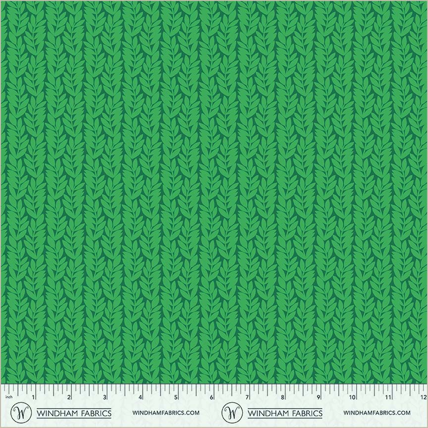 Foliage Clover quilting fabric, part of the Foliage fabric collection by Sally Kelly (SKU: 54983-15)