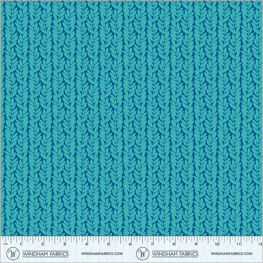 Foliage Sky quilting fabric, part of the Foliage fabric collection by Sally Kelly (SKU: 54983-6)