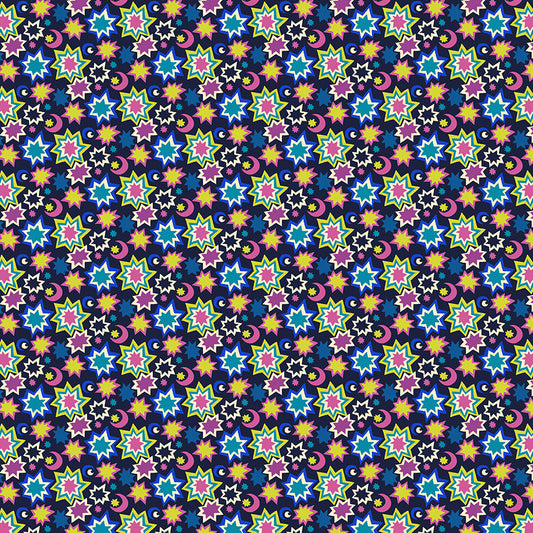 Cosmos - Stardust in Deep Space - Sally Kelly - 55152D-1 - Half Yard (Preorder)