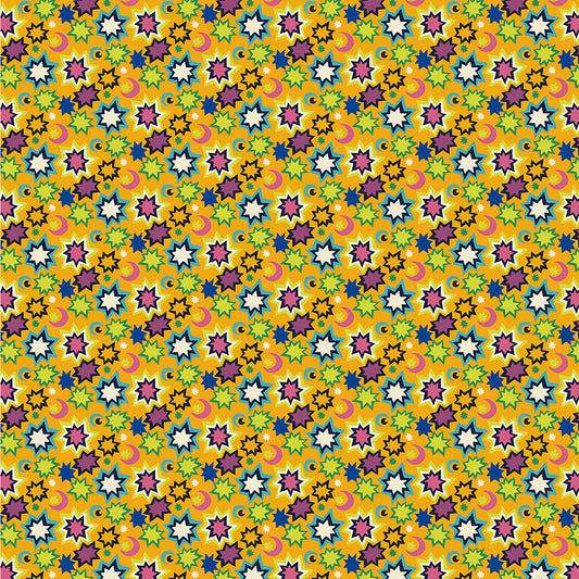Cosmos - Stardust in Sun - Sally Kelly - 55152D-6 - Half Yard (Preorder)