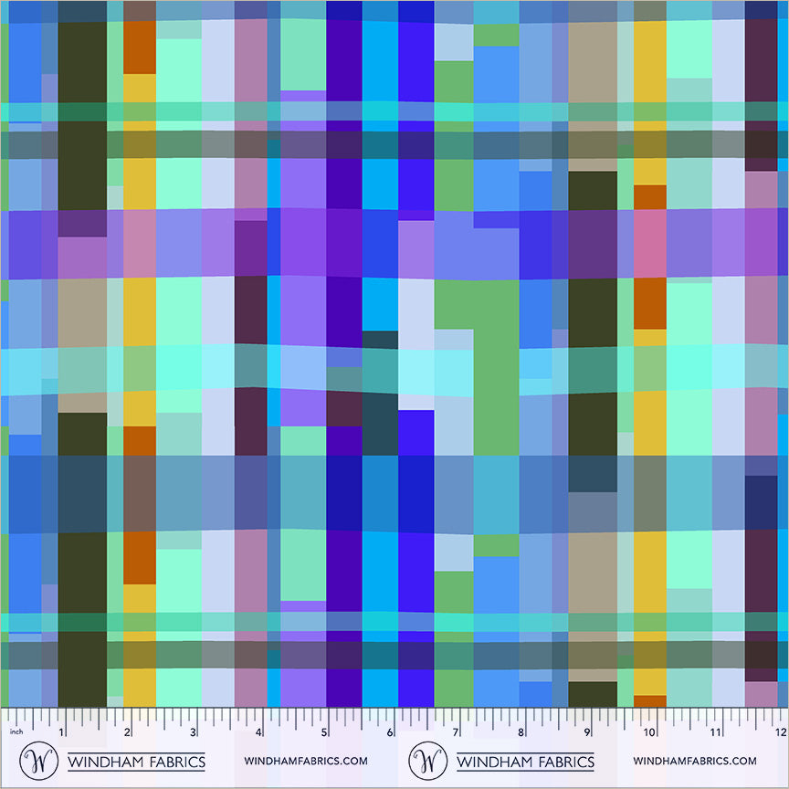 Passage in Beach quilting fabric, part of the Happy Place fabric collection by Annabel Wrigley (SKU: 55373D-4)