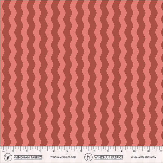 Waves in Adobe quilting fabric, part of the Annabel's Blenders fabric collection by Annabel Wrigley (SKU: 55381-14)