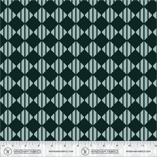 Checker in Mint Ash quilting fabric, part of the Annabel's Blenders fabric collection by Annabel Wrigley (SKU: 55382-12)
