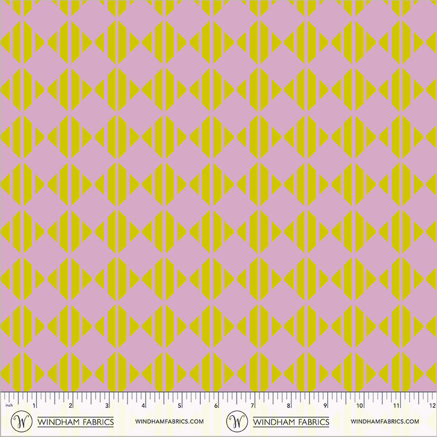 Checker in Limelight quilting fabric, part of the Annabel's Blenders fabric collection by Annabel Wrigley (SKU: 55382-17)