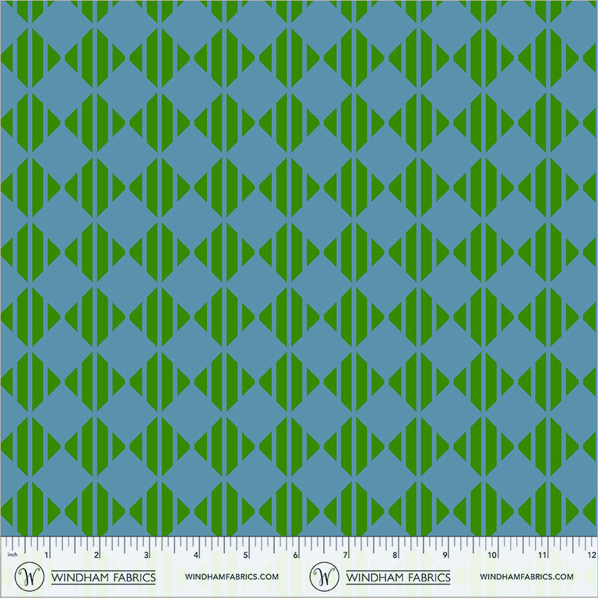 Checker in Laguna quilting fabric, part of the Annabel's Blenders fabric collection by Annabel Wrigley (SKU: 55382-7)