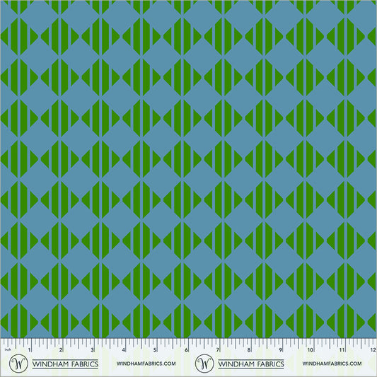 Checker in Laguna quilting fabric, part of the Annabel's Blenders fabric collection by Annabel Wrigley (SKU: 55382-7)