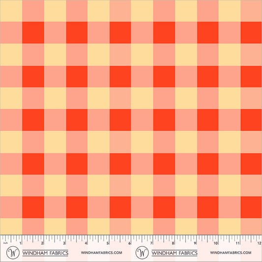 Picnic Big in Roses quilting fabric, part of the Boat Race fabric collection by Heather Ross (SKU: 55607D-16 Roses)