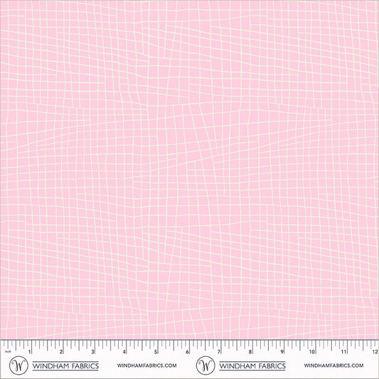Check in Pink quilting fabric, part of the Electric Rainbow fabric collection by Deborah Fisher (SKU: 55658-2)