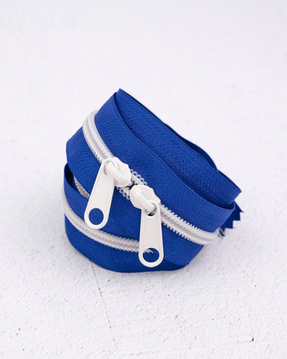 Cobalt - Handbag Zipper - Renaissance Ribbons