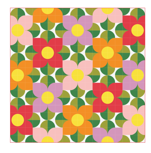 PREORDER - Blooms Quilt Kit