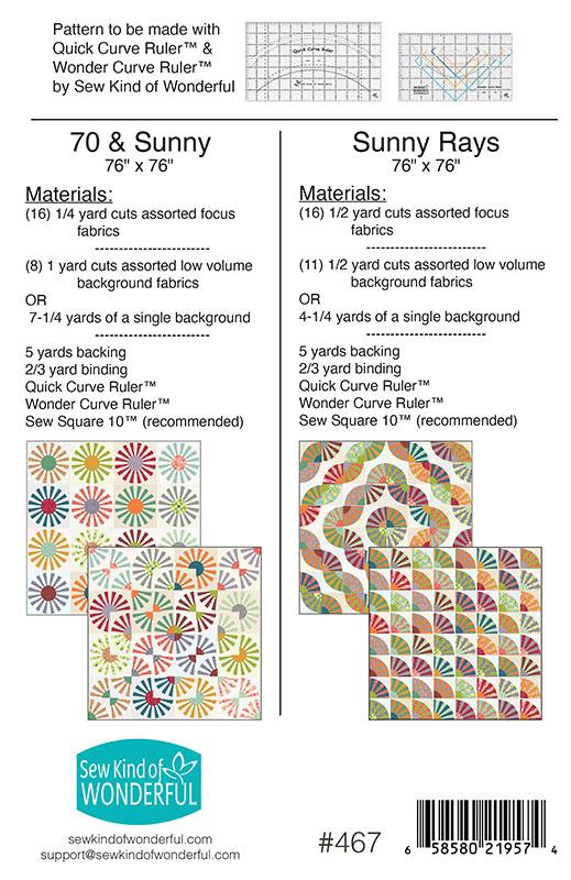 PREORDER - 70 & Sunny/Sunny Rays G - SKW 467 - Printed Pattern