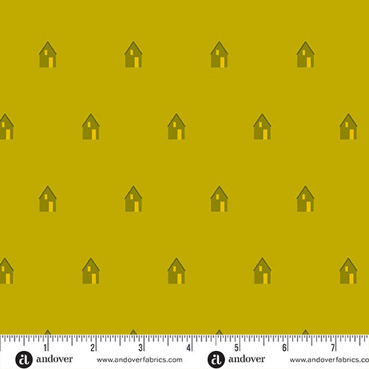 Cabin Moss quilting fabric, part of the Sun Print 2026 fabric collection by Alison Glass (SKU: A-10047-V)
