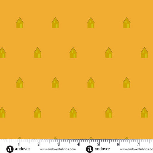Cabin Sunny quilting fabric, part of the Sun Print 2026 fabric collection by Alison Glass (SKU: A-10047-Y)