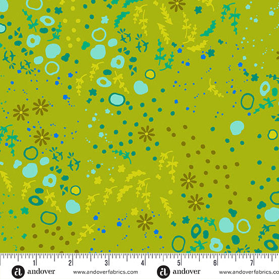 Equanimity Toad quilting fabric, part of the Sun Print 2026 fabric collection by Alison Glass (SKU: A-10048-G)