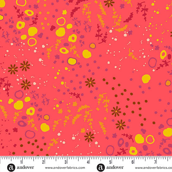 Equanimity Strawberry quilting fabric, part of the Sun Print 2026 fabric collection by Alison Glass (SKU: A-10048-R)