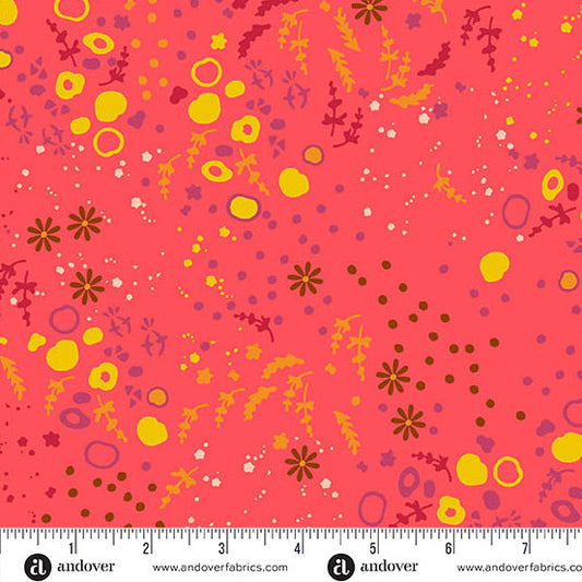 Equanimity Strawberry quilting fabric, part of the Sun Print 2026 fabric collection by Alison Glass (SKU: A-10048-R)
