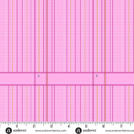 Ledger Blush quilting fabric, part of the Sun Print 2026 fabric collection by Alison Glass (SKU: A-10049-E)